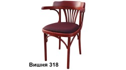 Венское кресло КМФ-120 - 01 - 2, Роза, с мягким сиденьем